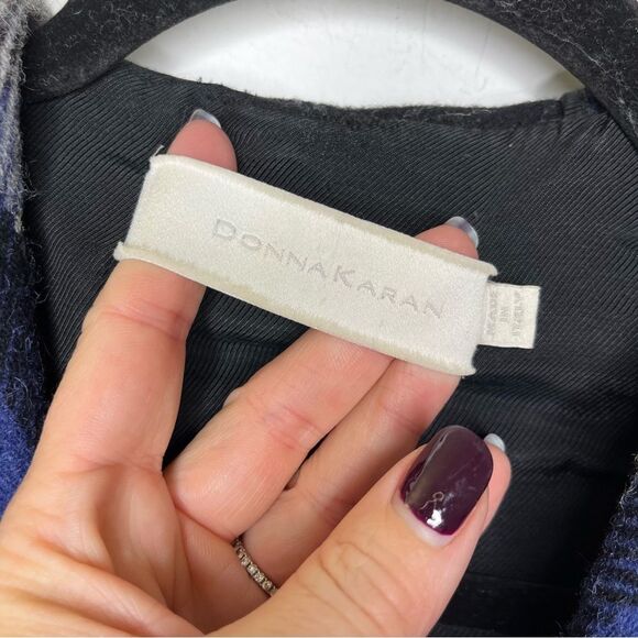 Donna Karan Collection Wool Fringe Vest M - Picture 3 of 6